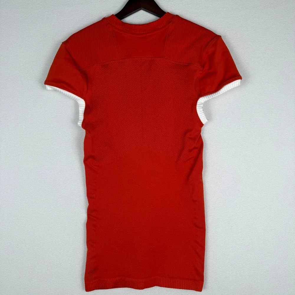 NWOT Adidas Primeknit‎ A1 Football Jersey Mens XL Orange White Compression